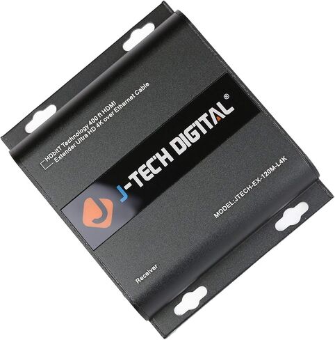 J-Tech Digital HDbitT Series ONE to Many Connection Ultra HD 4K HDMI Extender عبر TCP/IP Ethernet / عبر كابل Cat5e/cat6 فردي Ultra HD 4K HDMI1.4 مع جهاز تحكم عن بعد بالأشعة تحت الحمراء - ما يصل إلى 400 قدم (RX فقط) in Saudi Arabia