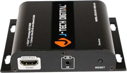 J-Tech Digital HDbitT Series ONE to Many Connection Ultra HD 4K HDMI Extender عبر TCP/IP Ethernet / عبر كابل Cat5e/cat6 فردي Ultra HD 4K HDMI1.4 مع جهاز تحكم عن بعد بالأشعة تحت الحمراء - ما يصل إلى 400 قدم (RX فقط) in Saudi Arabia