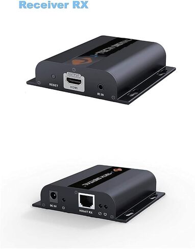 J-Tech Digital HDbitT Series ONE to Many Connection Ultra HD 4K HDMI Extender عبر TCP/IP Ethernet / عبر كابل Cat5e/cat6 فردي Ultra HD 4K HDMI1.4 مع جهاز تحكم عن بعد بالأشعة تحت الحمراء - ما يصل إلى 400 قدم (RX فقط) in Saudi Arabia
