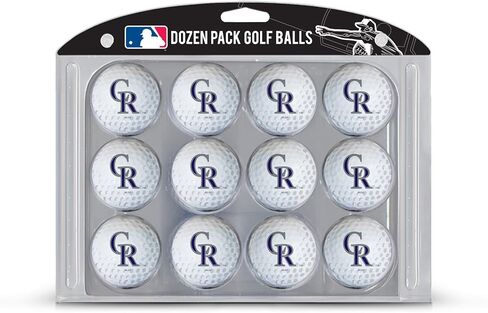 Team Golf MLB Dozen Regulation Size Golf Balls, 12 Pack, Full Color Durable Team Imprint in Saudi Arabia
