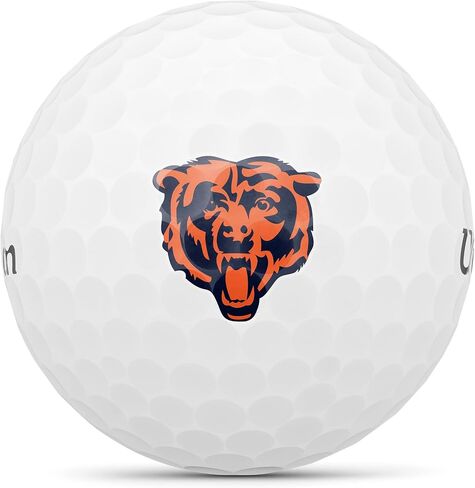 WILSON Staff 2023 Duo Soft NFL Golf Balls - 12 Balls, White, Chicago Bears in Saudi Arabia