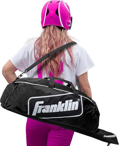Franklin Sports Youth Baseball Bat Bag - Kids Teeball, Softball, Baseball Equipment Bag - Holds Bat, Helmet, Cleats and More in Saudi Arabia