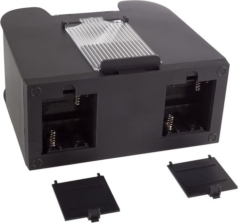 Automatic Card Shuffler - Battery-Operated 6-Deck Playing Card Dispenser - Game Night and Casino Accessories by Trademark Poker in Saudi Arabia