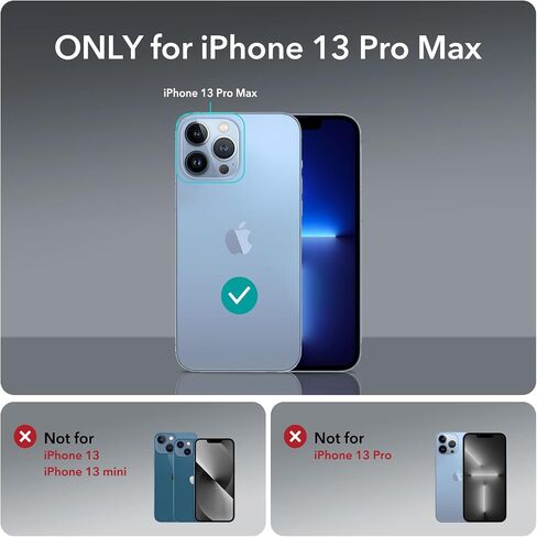 ESR for iPhone 15 Pro Max Case, Compatible with MagSafe, Military-Grade Protective Case, Built-in Stash Stand Phone Case, Scratch-Resistant Back Cover, Classic Series, Clear in Kuwait