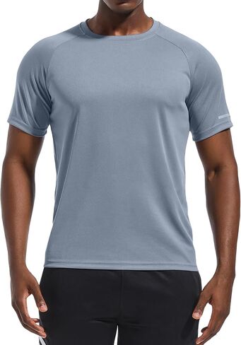 Holure Men's Mesh Quick-Dry Short Sleeve Workout T-Shirt in Kuwait