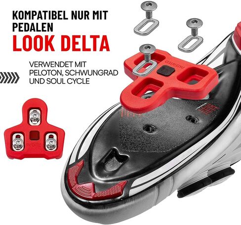 مرابط الدراجة PRO BIKE TOOL متوافقة مع مرابط Look KEO والدواسات (تعويم 9 درجات) لأحذية ركوب الدراجات للرجال والنساء بدون مشبك - مرابط ركوب الدراجات، مجموعة لركوب الدراجات في الأماكن المغلقة والطرق in Saudi Arabia