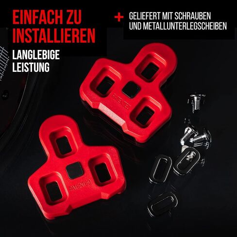 مرابط الدراجة PRO BIKE TOOL متوافقة مع مرابط Look KEO والدواسات (تعويم 9 درجات) لأحذية ركوب الدراجات للرجال والنساء بدون مشبك - مرابط ركوب الدراجات، مجموعة لركوب الدراجات في الأماكن المغلقة والطرق in Saudi Arabia
