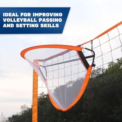 محطة شبكة تدريب الكرة الطائرة، مجموعة شبكة تدريب الكرة الطائرة القائمة بذاتها مع إرجاع الكرة، التقاط التمرير، حاجز رباعي ونظام المنطقة، تدريبات الضرب والتقديم، مثالية للتدريب الجماعي أو الفردي in Kuwait