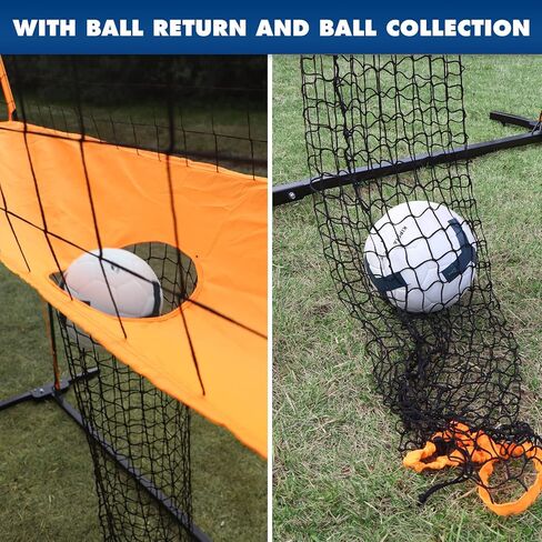 محطة شبكة تدريب الكرة الطائرة، مجموعة شبكة تدريب الكرة الطائرة القائمة بذاتها مع إرجاع الكرة، التقاط التمرير، حاجز رباعي ونظام المنطقة، تدريبات الضرب والتقديم، مثالية للتدريب الجماعي أو الفردي in Kuwait