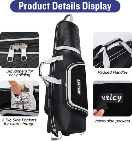 Golf Travel Bags Hard Shell for Airlines with Wheels and Abs Hard Case Top Golf Travel Bags Hard Shell Protect Your Clubs Lightweight, Easy to Carry Golf Club Travel Bags for Airlines in Saudi Arabia