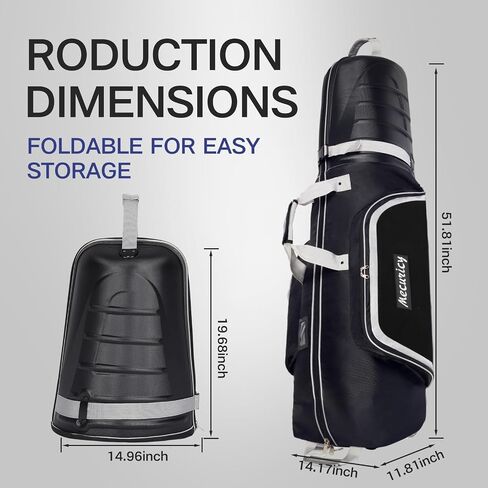 Golf Travel Bags Hard Shell for Airlines with Wheels and Abs Hard Case Top Golf Travel Bags Hard Shell Protect Your Clubs Lightweight, Easy to Carry Golf Club Travel Bags for Airlines in Saudi Arabia