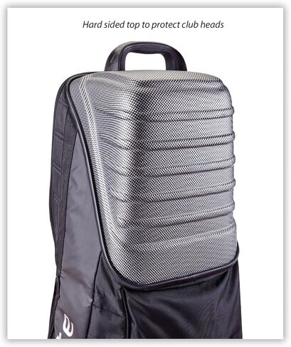 Samsonite "The Protector Hardside and Softisde Golf Travel Bag with Shark Wheels, Waterproof Exterior, Black in Kuwait