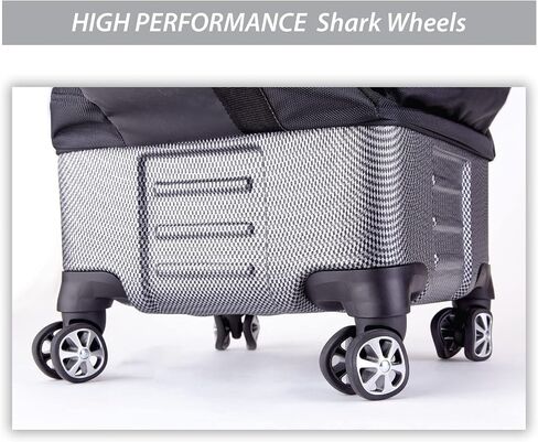 Samsonite "The Protector Hardside and Softisde Golf Travel Bag with Shark Wheels, Waterproof Exterior, Black in Kuwait