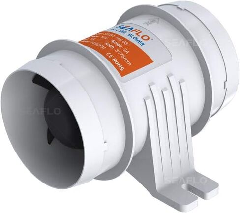 سيفلو 3 ″ 145CFM مروحة منفاخ بيلج في الخط للبحرية / التهوية / RV in Kuwait