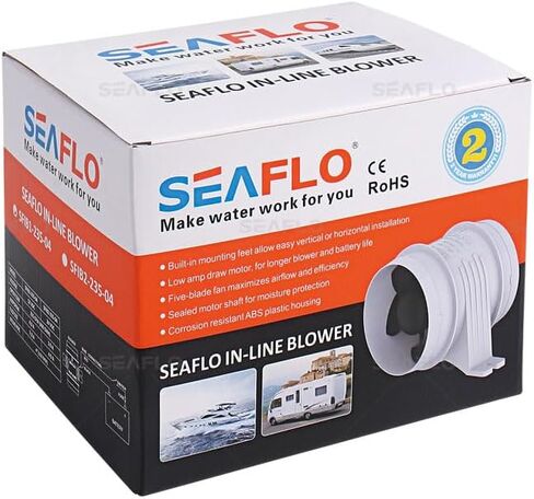 سيفلو 3 ″ 145CFM مروحة منفاخ بيلج في الخط للبحرية / التهوية / RV in Kuwait