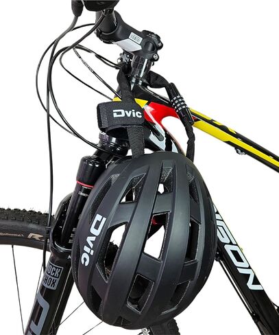 أقفال الدراجة DVIC شديدة التحمل ومضادة للسرقة من الألياف الخفيفة للغاية حاصلة على براءة اختراع كورية، كابل أمان للدراجات 39.4 بوصة (100 سم) in Kuwait