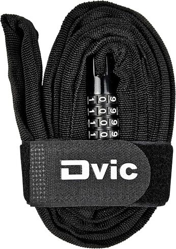 أقفال الدراجة DVIC شديدة التحمل ومضادة للسرقة من الألياف الخفيفة للغاية حاصلة على براءة اختراع كورية، كابل أمان للدراجات 39.4 بوصة (100 سم) in Kuwait