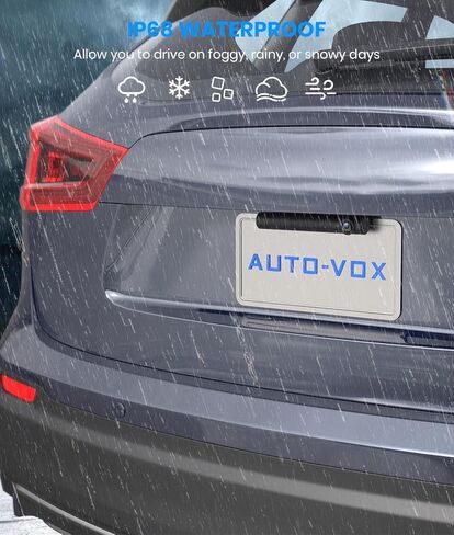 كاميرا احتياطية لاسلكية AUTO-VOX TW1 مع شاشة 5 بوصات، تركيب لمدة 5 دقائق بدون أسلاك ولا حفر، نظام قابل لإعادة الشحن، كاميرا مزدوجة IP68 مقاومة للماء أنظمة الكاميرا الاحتياطية للشاحنات والسيارات وسيارات الدفع الرباعي والشاحنات الصغيرة. in Kuwait