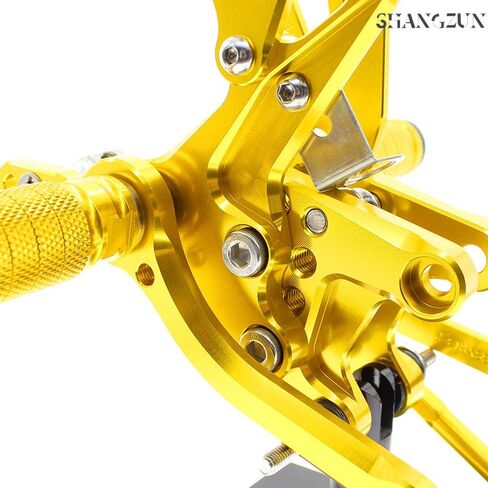 صالح سوزوكي GSXR750 GSX-R600 1996-2005,SV650/SV650S SV1000/S 1998-2014,GSXR1000 2000-2004 مجموعات خلفية للدراجة النارية أوتاد قدم مجموعات خلفية مسند للقدمين فرامل التحول قابل للتعديل in Saudi Arabia