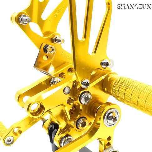صالح سوزوكي GSXR750 GSX-R600 1996-2005,SV650/SV650S SV1000/S 1998-2014,GSXR1000 2000-2004 مجموعات خلفية للدراجة النارية أوتاد قدم مجموعات خلفية مسند للقدمين فرامل التحول قابل للتعديل in Saudi Arabia