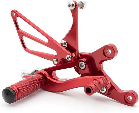 CNC R1 98-03 دراجة نارية قابلة للتعديل Rearsets القدم أوتاد الخلفية مجموعة Footpeg الفرامل التحول دواسة متوافق مع YZF R1 1998 1999 2000 2001 2002 2003 أسود in Saudi Arabia