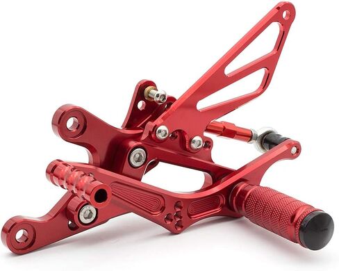 CNC R1 98-03 دراجة نارية قابلة للتعديل Rearsets القدم أوتاد الخلفية مجموعة Footpeg الفرامل التحول دواسة متوافق مع YZF R1 1998 1999 2000 2001 2002 2003 أسود in Saudi Arabia