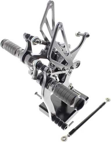 CNC R1 98-03 دراجة نارية قابلة للتعديل Rearsets القدم أوتاد الخلفية مجموعة Footpeg الفرامل التحول دواسة متوافق مع YZF R1 1998 1999 2000 2001 2002 2003 أسود in Saudi Arabia