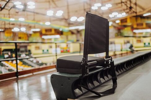 PICNIC TIME NCAA Gridiron Stadium Seat, Lightweight, Portable Folding Chair for Bleachers and Benches, (Black) in Saudi Arabia