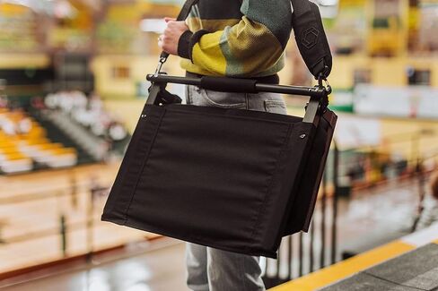 PICNIC TIME NCAA Gridiron Stadium Seat, Lightweight, Portable Folding Chair for Bleachers and Benches, (Black) in Saudi Arabia