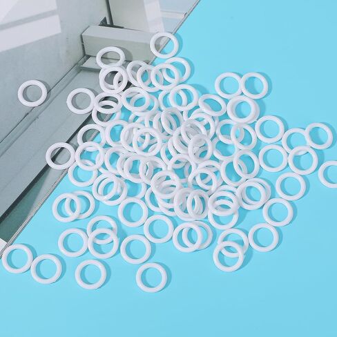 100Pieces Clear Roman Blind Curtain Rings, O-Rings Plastic Rings for Roman Shades,Clear Roman Blind Curtain Rings Cafe Curtain Rings Clear Plastic O Rings Roman Shade Hardware for DIY Blinds,Curtains in Saudi Arabia