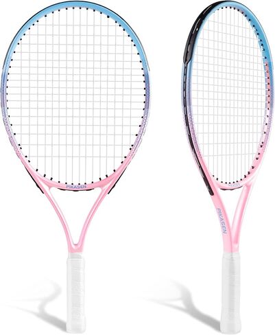 17"-25" Kids Tennis Racket Best Starter Kit for Kids Age 9 and Under with Shoulder Strap Bag Toddler Tennis Raquet in Kuwait