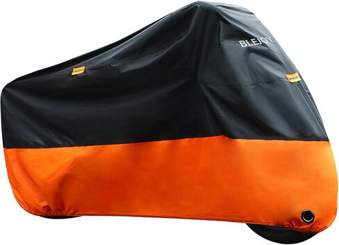 Bike Cover for 1 or 2 Bikes Outdoor Waterproof Bicycle Covers Rain Sun UV Dust Wind Proof with Storage Bag, 420D Heavy Duty Bike Covers for Mountain Road Electric Bike in Saudi Arabia