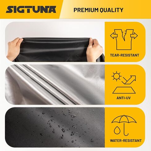 Sigtuna Bike Cover Outdoor Waterproof for 1, 2 or 3 Bikes, Bicycle Covers Rain Sun UV Dust Wind Proof with Lock Hole for Mountain Road Electric Bike (XL) in Kuwait