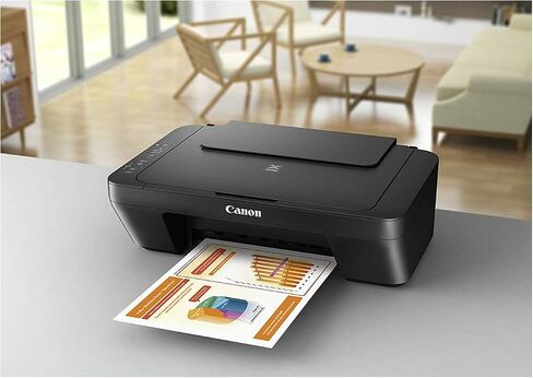 طابعة صور نفث الحبر من سلسلة Canon MG PIXMA MG2525 مع ماسح ضوئي/ناسخة، أسود in Saudi Arabia