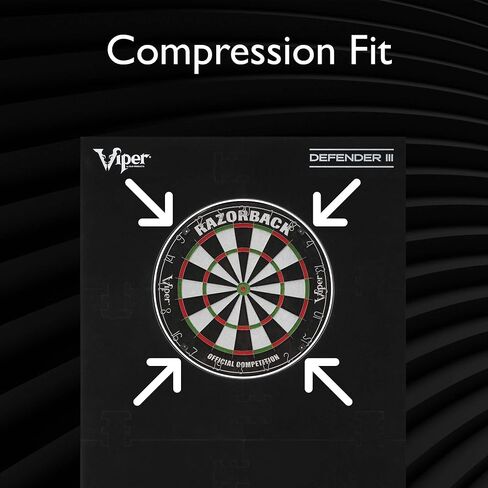 Viper Defender III Backboard & Sisal/Bristle Steel Tip Dartboard Bundle in Saudi Arabia