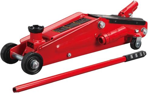 BIG RED T825051 Torin Hydraulic Low Profile Trolley Service/Floor Jack with Single Piston Quick Lift Pump, 2.5 Ton (5,000 lb) Capacity, Red in Saudi Arabia