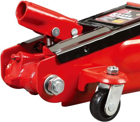 BIG RED T825051 Torin Hydraulic Low Profile Trolley Service/Floor Jack with Single Piston Quick Lift Pump, 2.5 Ton (5,000 lb) Capacity, Red in Saudi Arabia