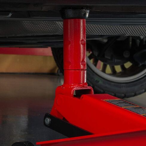 BIG RED T825051 Torin Hydraulic Low Profile Trolley Service/Floor Jack with Single Piston Quick Lift Pump, 2.5 Ton (5,000 lb) Capacity, Red in Saudi Arabia