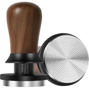 PUSEE 53.3mm Espresso Coffee Tamper - Premium Barista Coffee Tamper, Constant 30lb Calibrated Double Spring Stainless Steel Ground Espresso Tamper,Fits for All 54mm Portafilters,Espresso Accessories