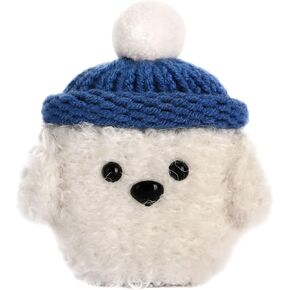 Plush Case Compatible with Apple Airpods 1&2,Handmade Knitted Cartoon Headphone Case,Rechargeable Headphone Headphone Case,Creative Funny Cute Knitted Plush Headphone Case