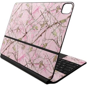 Glossy Glitter Skin Compatible with Apple Magic Keyboard for iPad Air 13-inch (M2) 2024 - Conceal Pink - Premium 3M Vinyl Protective Decal Cover - Easy to Apply | Crafted in The USA by MightySkins