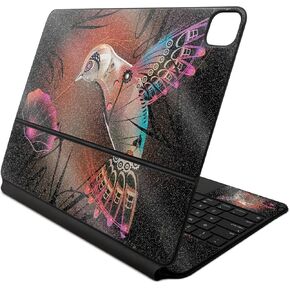 Glossy Glitter Skin Compatible with Apple Magic Keyboard for iPad Air 13-inch (M2) 2024 - Cyborg Nature - Premium 3M Vinyl Protective Decal Cover - Easy to Apply | Crafted in The USA by MightySkins