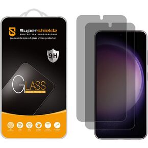 Supershieldz (2 Pack) (Privacy) Anti Spy Screen Protector Designed for Samsung Galaxy S23 5G, Tempered Glass, Anti Scratch, Bubble Free