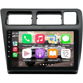 Android 13.0 Double Din Car Stereo for 1991-1997 Toyota Corolla LHD Manual AC 9 Inch HD Touch Screen Car Audio Receiver with GPS Navigation Bluetooth Head Unit Supports Backup Camera 2G+32G