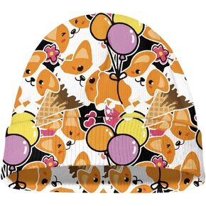 Modysero Fall Winter Warm Beanies Casual Skullies Outdoor Graphic Pattern Comfy Soft Beanie Hats for Boys Girls