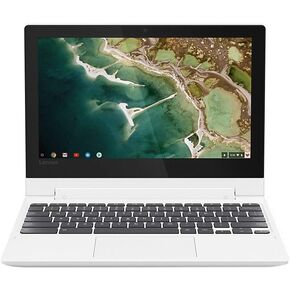 Lenovo Chromebook C330 2-in-1 Convertible Laptop, 11.6" HD Display, MediaTek MT8173C, 4GB RAM, 64GB Storage, Chrome OS, Blizzard White
