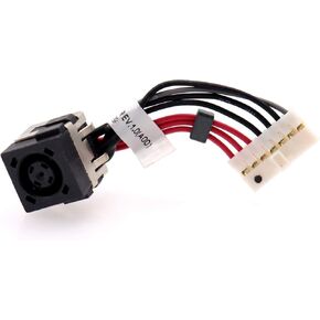 DC Power Jack Cable Harness Port Replacement for Dell Alienware 14 R1 R3 M14X R1 R3 5D8TK 05D8TK DC30100M000
