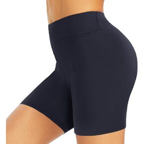 TNNZEET Biker Shorts Women - 8"/5"/3" High Waisted Tummy Control Workout Spandex Booty Yoga Volleyball Shorts with Pockets