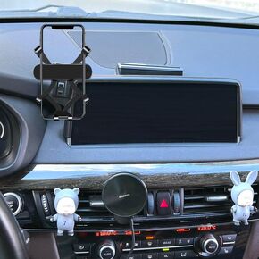 car Phone Holder Compatible with 2023-2024 BMW X5 Phone Mount Interior Accessories Phone Stand Vent for 10.3-12.3-14.9-inch (for 2023-2024 X5 X6 X7 14.9 in.)
