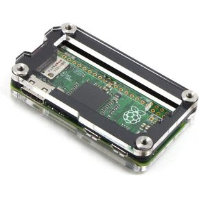 Zebra Zero Case for Raspberry Pi Zero & Zero Wireless ~ Black Ice GPIO by C4Labs